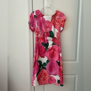 Karl Lagerfeld Pink and White Floral Dress
